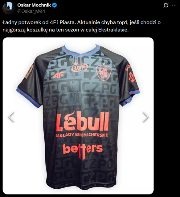 WOW! Tak wyglądają NOWE KOSZULKI Piasta Gliwice xD